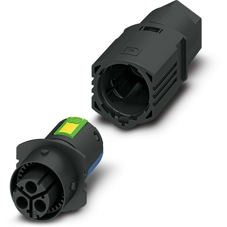 Phoenix Contact - Steckverbinder für steckbare Gebäudeinstallation Steckverbinder IPD P 3P2,5 F BK − 1 Stück