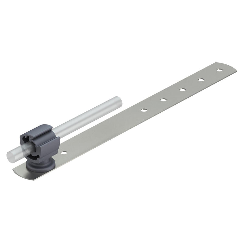 OBO Bettermann - Dachleitungshalter für Blitzschutz Dachleitungshalter 157 NB-VA Schieferd. 260mm − 20 Stück