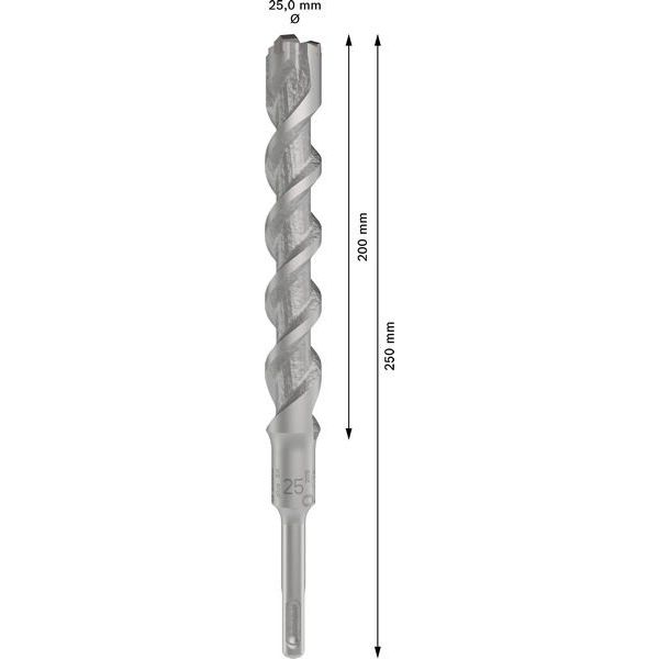 Bosch - Bohrer PRO SDS plus-5X 2608836649 Hammerbohrer 25 x