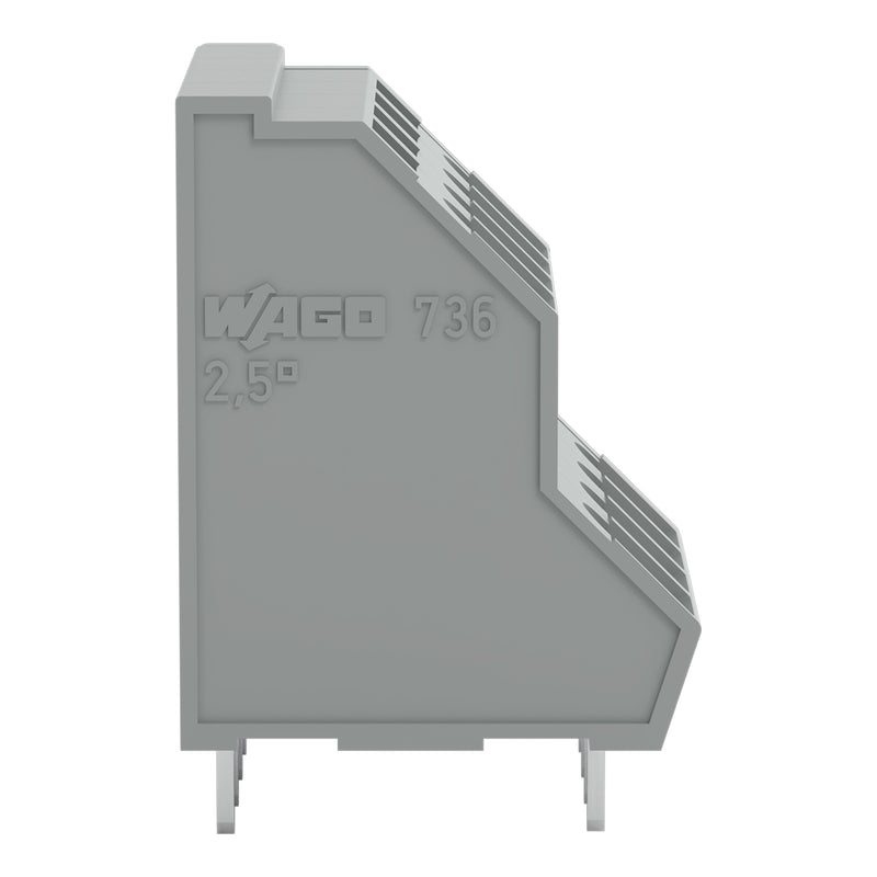 WAGO - Leiterplattenklemme DoppelstockLeiterplattenk. 736-104 2,5mm² − 84 Stück