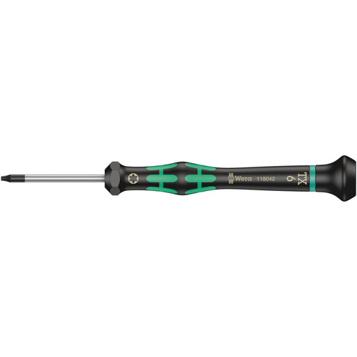 Wera - Innensechsrund Schraubendreher Elektron. Schraubendreher 118042 6-rund, TX 6x40mm