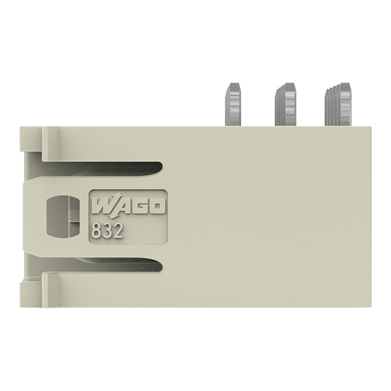 WAGO - Leiterplattensteckverbinder THT-Stiftleiste Lötstift 832-3645 1,2x1,2,abgew.,lgr − 20 Stück