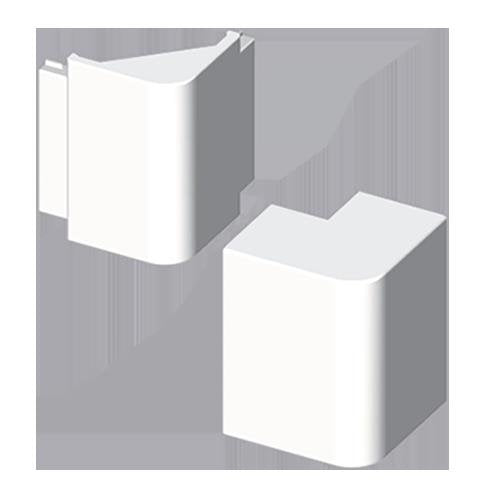 Unex - Außeneck für Leitungsführungskanal Außeneck 73270-2 rws 40x40 U24X − 6 Stück