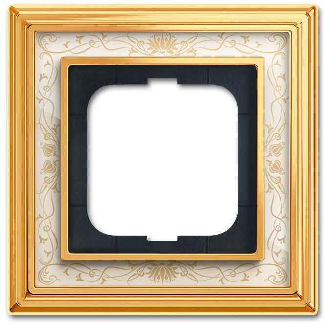 Busch-Jaeger - Abdeckrahmen Abdeckrahmen 1721-836-500 ms-pol.Dekor elf-ws  − 1 Stück
