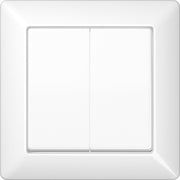 Jung - Abdeckung/Bedienelement für Installationsschalterprogramme Abdeckung aws AS 590-5 WW für Taster