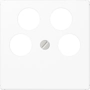 Jung - Einsatz/Abdeckung für Kommunikationstechnik Abdeckung aws A 561-4 SAT2 WW für 4L-SAT-TV-Dose