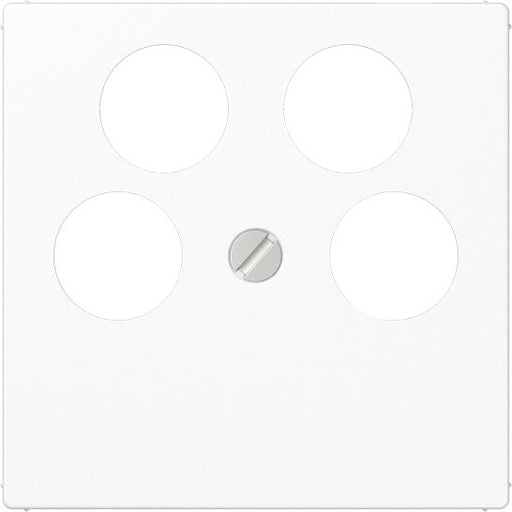 Jung - Einsatz/Abdeckung für Kommunikationstechnik Abdeckung aws A 561-4 SAT2 WW für 4L-SAT-TV-Dose