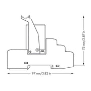 WAGO - Schaltrelais Relais-Baustein 858-508 230VAC 4XUM