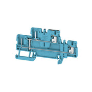 Weidmüller - Durchgangs-Reihenklemme Klemme APGTB1.52TVL4C/2BL PUSH IN, 1.5 mm² − 50 Stück