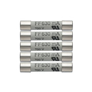 Testo - Zylindrische Sicherung Ersatz-Sicherungen 0590 0007 (VE5) 630 mA/600 V − 1 Packung