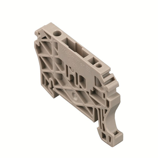 Weidmüller - Endklammer/-halter für Reihenklemme Endwinkel ZEW 35 V0 Wemid, dunkelbeige − 20 Stück