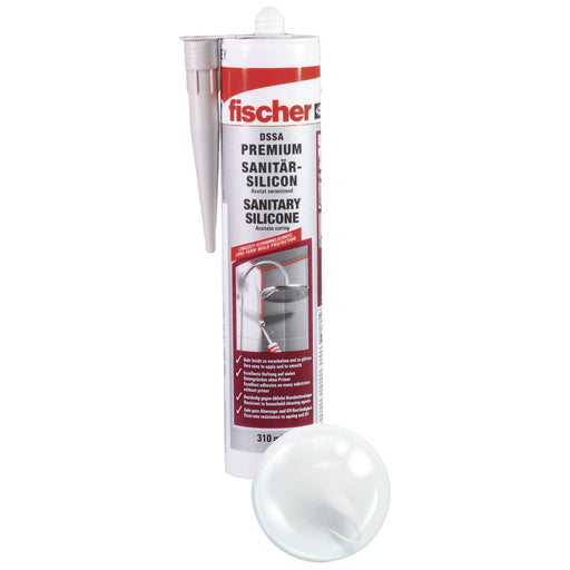 Fischer Deutschl - Dichtstoff Sanitärsilicon DSSA TP transparent