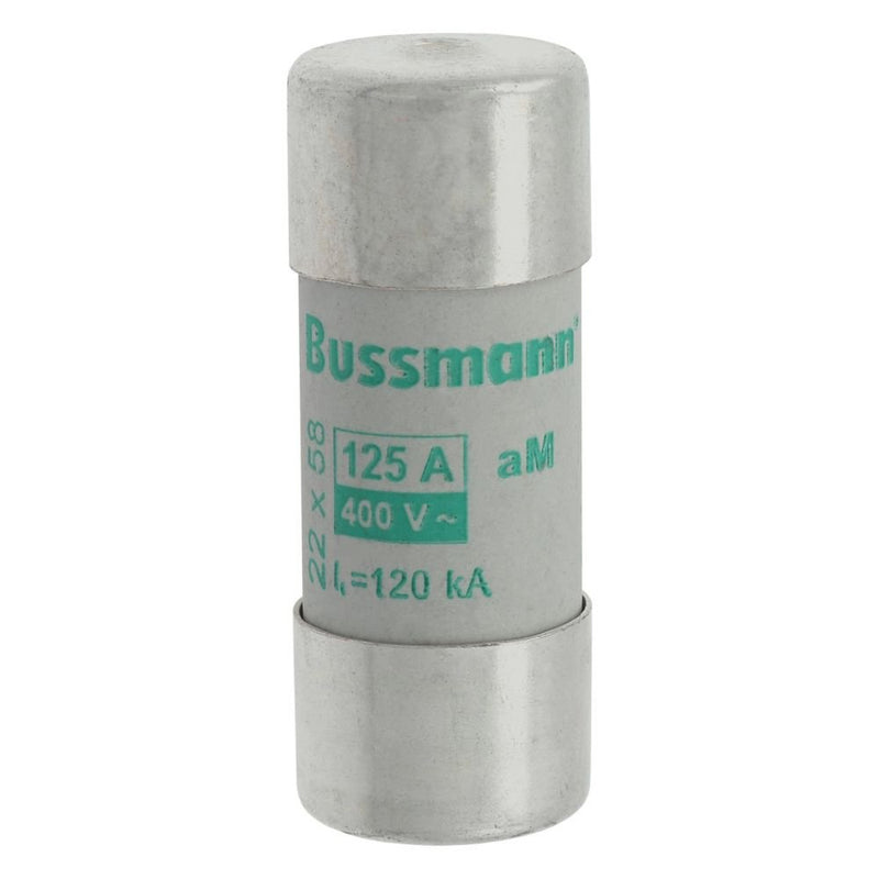 Eaton - Zylindrische Sicherung Sicherungseinsatz Nieders. CYL AM 22,#C22M125S 125A AC 400V 120kA − 10 Stück