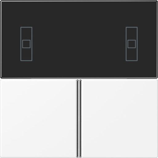 Jung - Abdeckung/Bedienelement für Installationsschalterprogramme KNX-Tastensatz LS 4093 TSA WWM f. Komfortregler