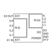 WAGO - Leistungsmessumformer 3PH-Leistungsmessmodul 2857-570/024-000 3x400/690V/RC M RTU