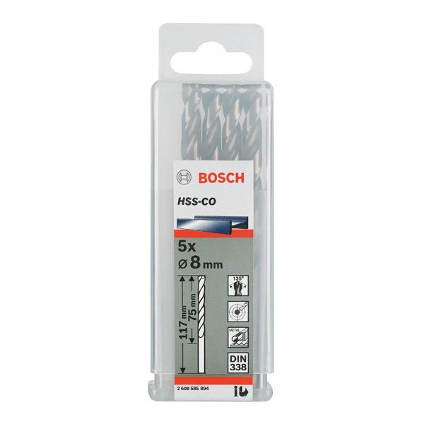 Bosch - Bohrer PRO Stainless Steel HSS-Co 2608588100 Spiralbohrer 8,2 x