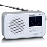 LENCO - Radio DAB+ Taschenradio PDR-036WH portable,Akku,BT