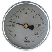 Jumo - Messgerät für Temperatur und Klima Bimetallthermometer Kl.1,5 80000582 0-120°C, EB-L 50mm