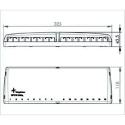 Telegärtner - Patchpanel Kupfer Mini-Verteiler leer 100021395 MPD16 apws TH35