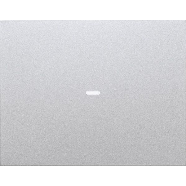 Berker - Abdeckung/Bedienelement für Installationsschalterprogramme Tast-Abdeckung 1f. alu 80960271
