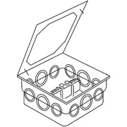 HKL - Potentialausgleich-Schiene Potentialausgleichsschiene 6308 IP20 − 10 Stück