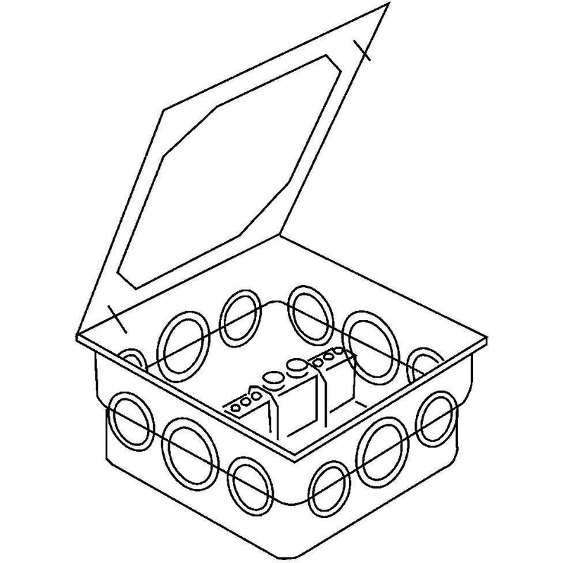 HKL - Potentialausgleich-Schiene Potentialausgleichsschiene 6308 IP20 − 10 Stück