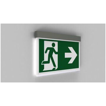RP-Technik - Sicherheitsleuchte Rettungszeichenleuchte AXR403WL-E 3h Wireless eds-opt