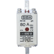 Siba - Messersicherung NH-Sicherungseinsatz 2020913.125 125A NH00 gG 690V − 3 Stück