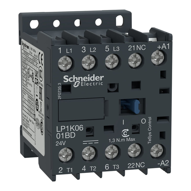 Schneider Electric - Leistungsschütz zum Schalten von Wechselstrom Leistungsschütz LP1K1201ED 3-polig