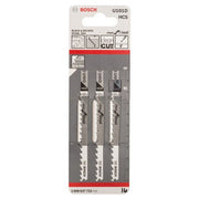 Bosch - Stichsägeblatt Clean for Wood, 3er-Pack 2608637723
