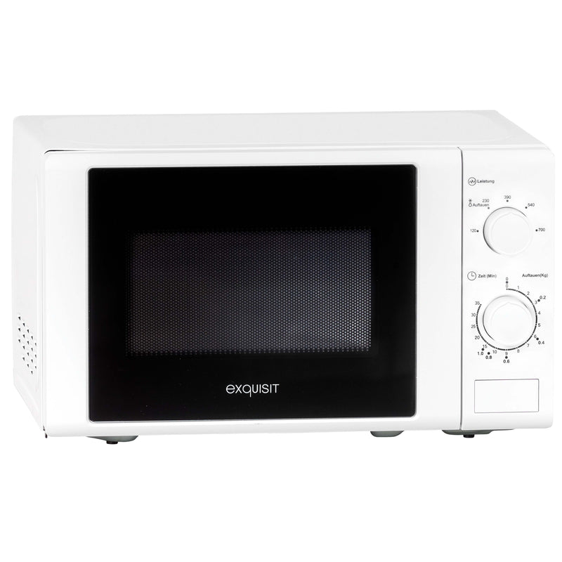 EXQUISIT - Mikrowellengerät Mikrowelle MW 900-030 ws 700W,20L