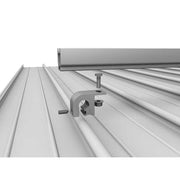 K2 - Photovoltaik-Dach-/Fassadenbefestigung Rundfalz Aluminium 1000888 Langloch 11x22