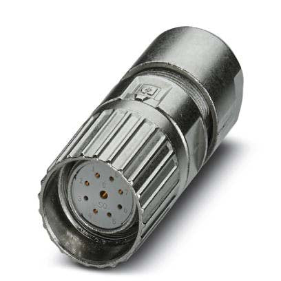Phoenix Contact - Rundsteckverbinder, feldkonfektionierbar (Industriesteckverbinder) Kabelsteckverbinder M23-09S1N8A80DU − 1 Stück