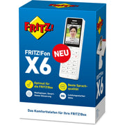 FRITZ - Schnurloses Telefon DECT Telefon FRITZ!Fon X6 weiß