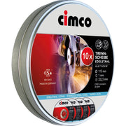 Cimco Werkzeuge - Trennscheiben-Set Trennscheiben EDELSTAHL 206842 (VE10) 10x 125x1,0mm