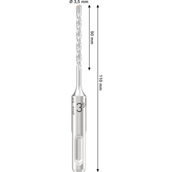 Bosch - Bohrer PRO SDS plus-5X 2608707228 Hammerbohrer 3,5 x