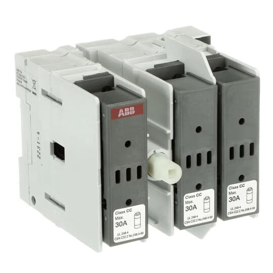 ABB Stotz S&J - Sicherungslasttrennschalter Lasttrennschalter OS30FACCS30 seitl. Betätigt
