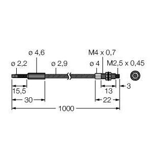 Turck - Zubehör/Ersatzteile für Positionsschalter Kunststoff-Lichtleiter PIT43TMB5 Einzelleiter