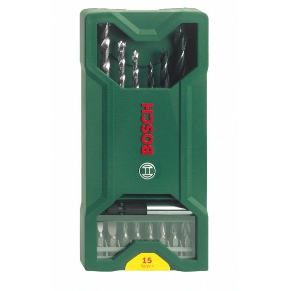 Bosch Power Tools - Werkzeugset Mini-X-Line Mixed-Set, 2607019579 15-teilig 3 Stein- 3  − 1 Stück
