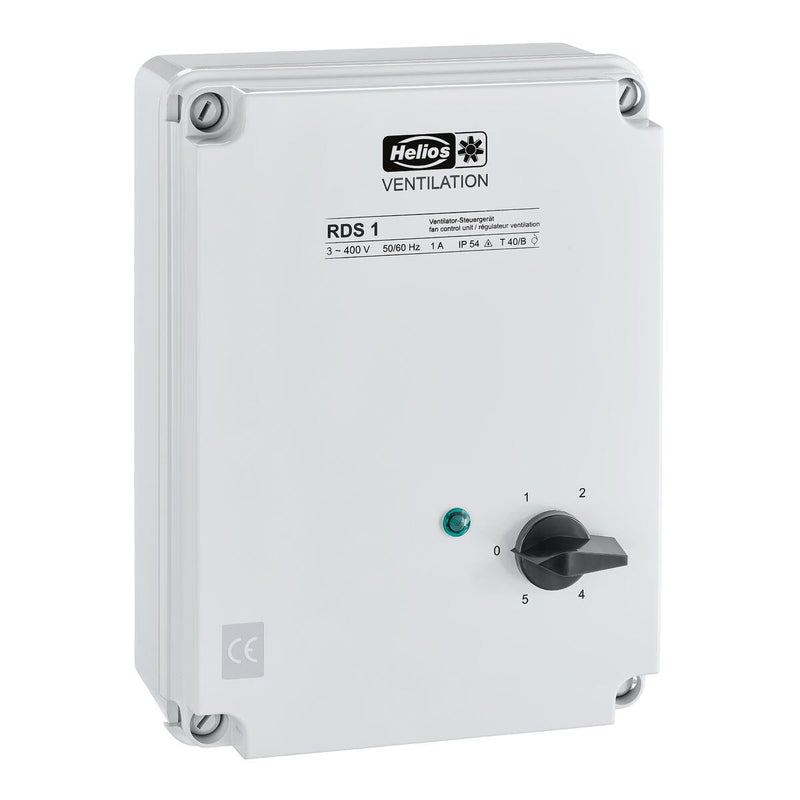 Helios Ventilatoren - Drehzahlsteller Trafo-Drehzahlsteller mit RDS 1 Motorvollschutzeinri