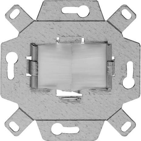 Rutenbeck - Einsatz/Abdeckung für Kommunikationstechnik Kabelauslaß KD Up 0 rw UP schwarz − 1 Stück by Rutenbeck
