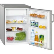 Bomann DA - Kühlschrank Kühlgerät m.GF KS 2194.1 inox-look 56cm,119L