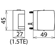 DEHN - Überspannungsableiter für Energietechnik/Stromversorgung Überspannungsableiter DG MOD E DC 550 Typ 2 Varistor