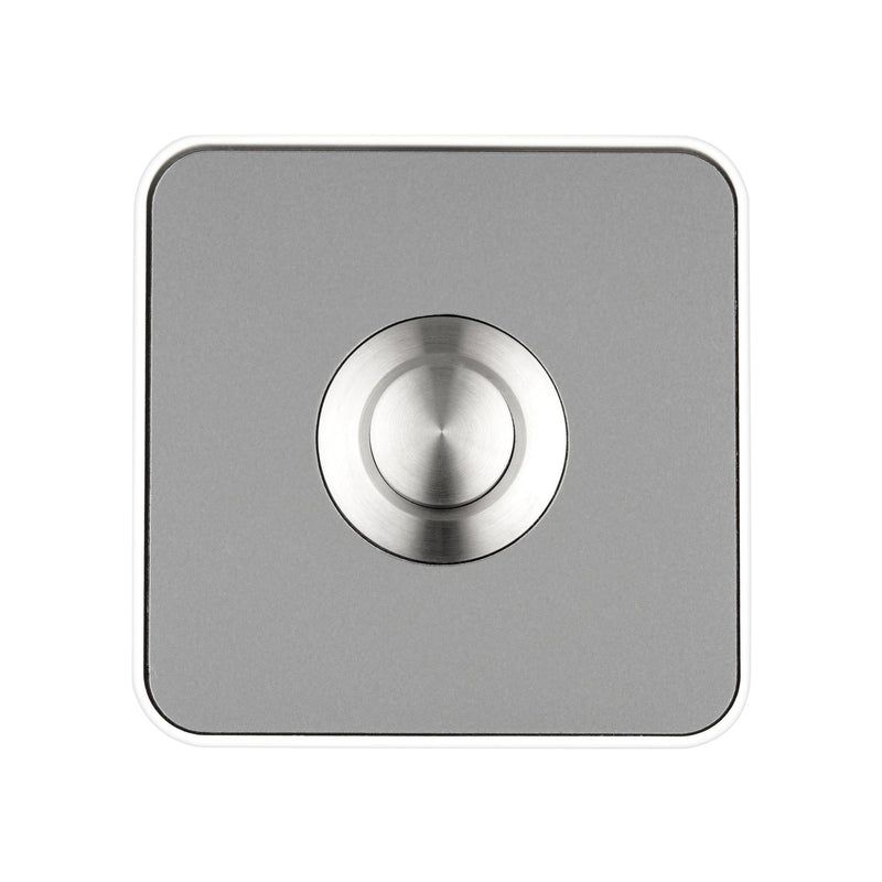Grothe - Klingeldrücker Etagenplatte Piccolo Piazza ws V2 1 We, ws