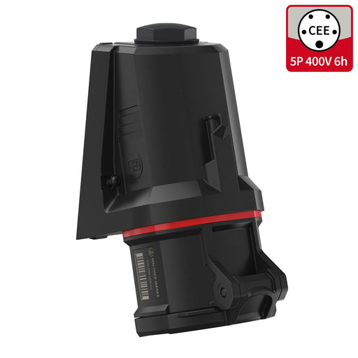 Walther Werke - CEE-Steckdose (IEC 60309) Wandsteckdose FW130506SK 32A 5P 6h IP54