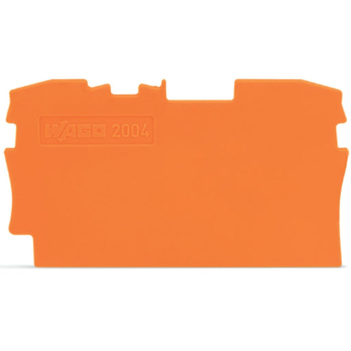 WAGO - Abschluss- und Zwischenplatte für Reihenklemme Abschluss-u.Zwischenplatte 2004-1292 1mm dick