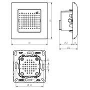 Grothe - Gong UP Elektronik-Gong UP-Gong 230ws 230V AC