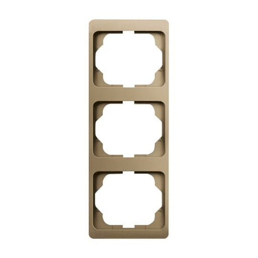 Busch-Jaeger - Abdeckrahmen Rahmen 3-fach 1733 KA-21 bronze, senkr. alpha − 1 Stück by Busch-Jaeger
