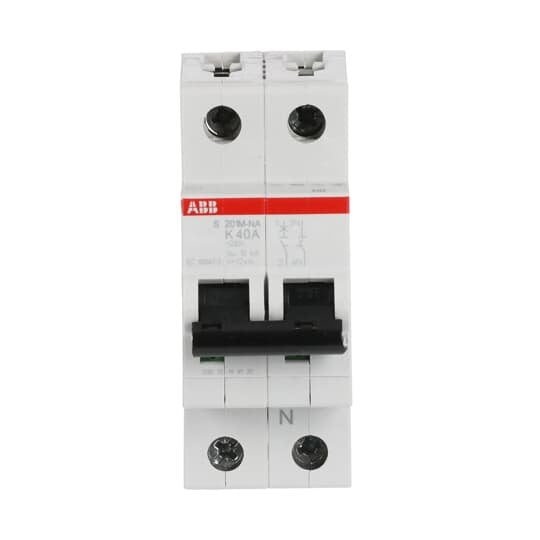 ABB Stotz S&J - Leitungsschutzschalter Sicherungsautomat S201M-K40NA 10 kA, 40 A, 1P+NA