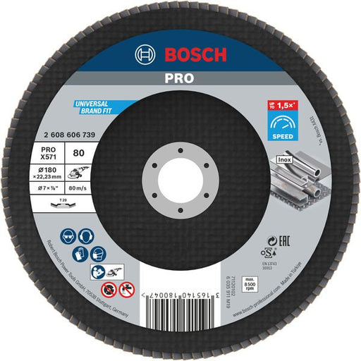 Bosch - Trenn-/Schleifscheibe PRO X571 2608606739 Fächerschleifscheibe
